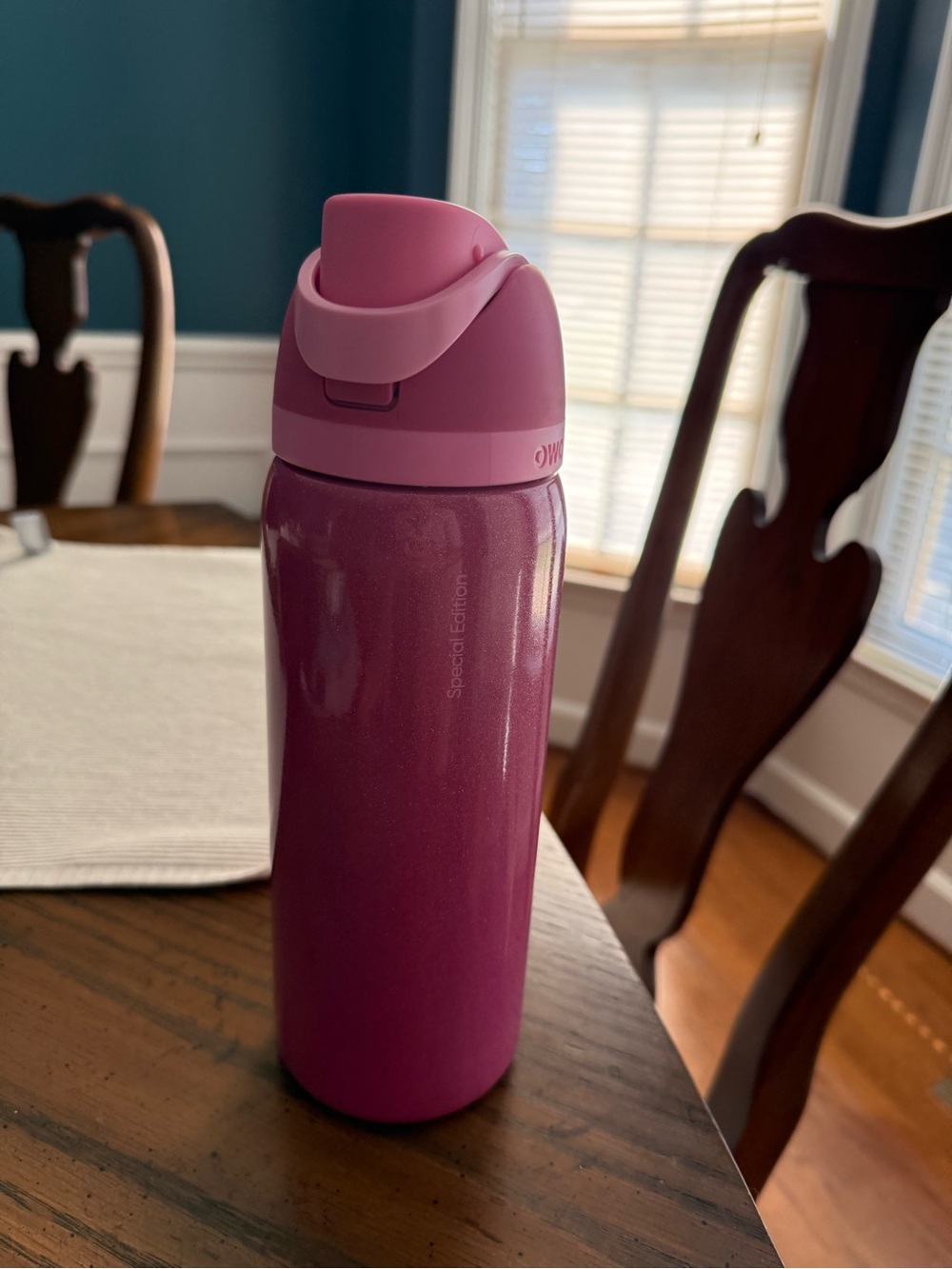 Owala FreeSip 32oz Owala Back Girl Special Edition Pink Glitter Birthday Bash